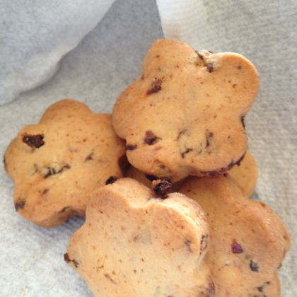 甘さ控えめ☆フルーツ入りロッククッキー