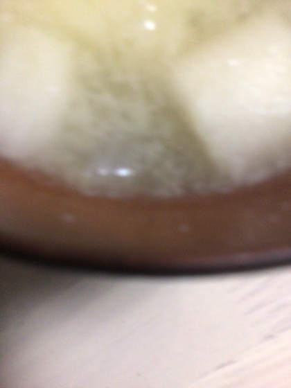 ブナピー大根ピーマンの味噌汁