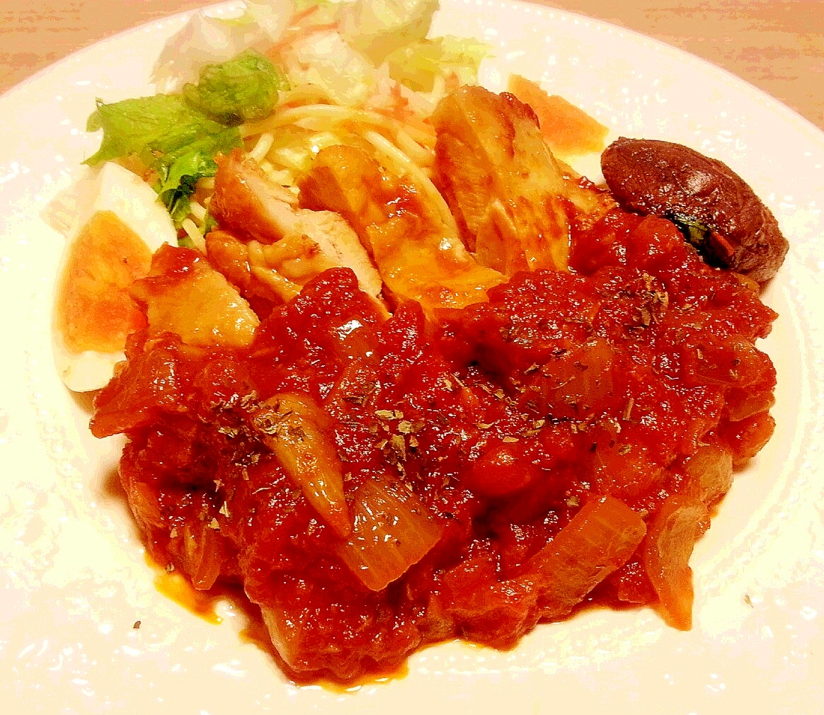 ご飯が進む チキンのガーリックトマト煮込み レシピ 作り方 By こぶた 楽天レシピ ご飯が進む チキンのガーリックトマト煮込み レシピ 作り方 By こぶた 楽天レシピ