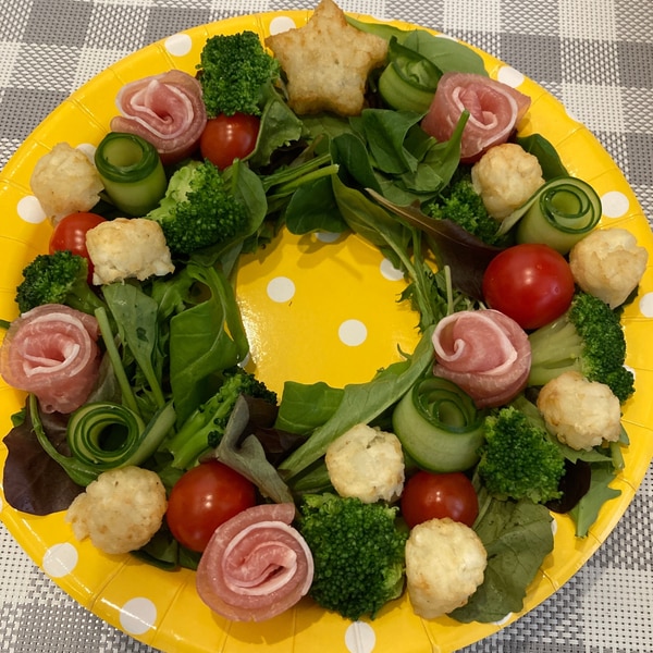 クリスマスに 簡単リースサラダ レシピ 作り方 By 紅蓮華 楽天レシピ クリスマスに 簡単リースサラダ レシピ 作り方 By 紅蓮華 楽天レシピ