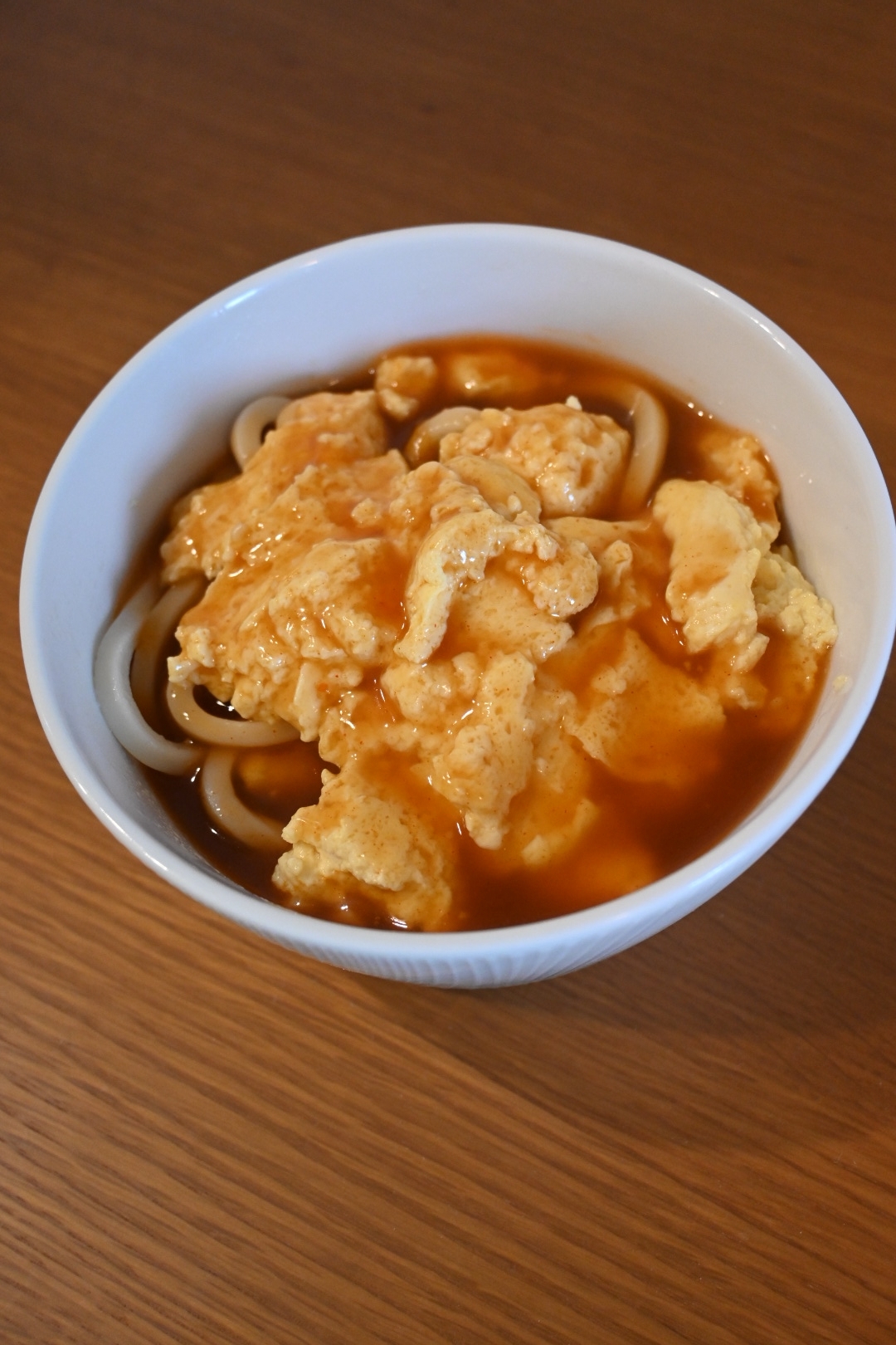 旨辛ふわふわ卵うどん