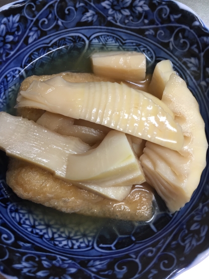 白だしで竹の子の煮物