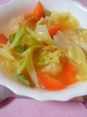 お腹にやさしく温まる ショウガ入り野菜スープ レシピ 作り方 By Jaran0705 楽天レシピ