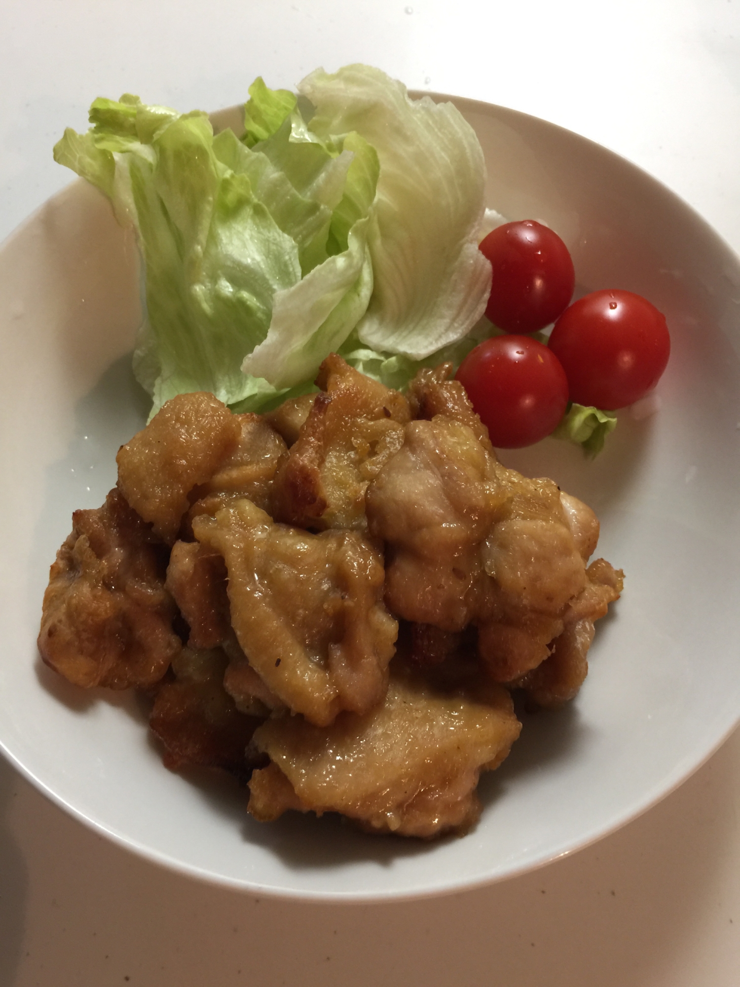 焼肉のタレで簡単♪揚げない♪鶏のからあげ