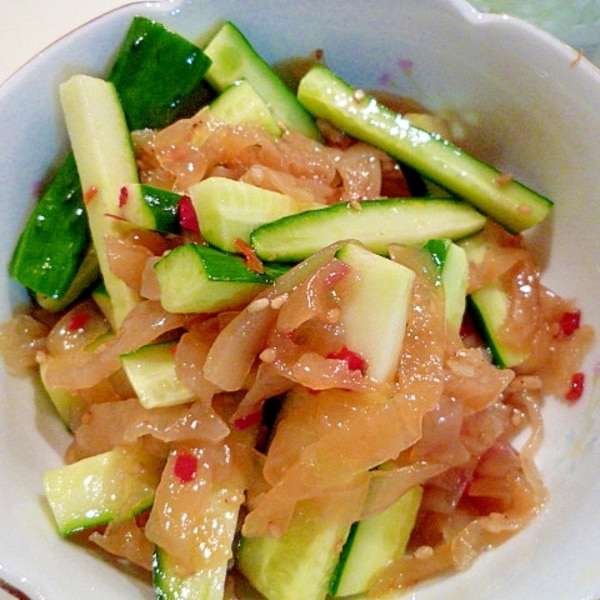 クラゲとキュウリの酢の物 レシピ 作り方 By 帰って来たvan 楽天レシピ クラゲとキュウリの酢の物 レシピ 作り方 By 帰って来たvan 楽天レシピ