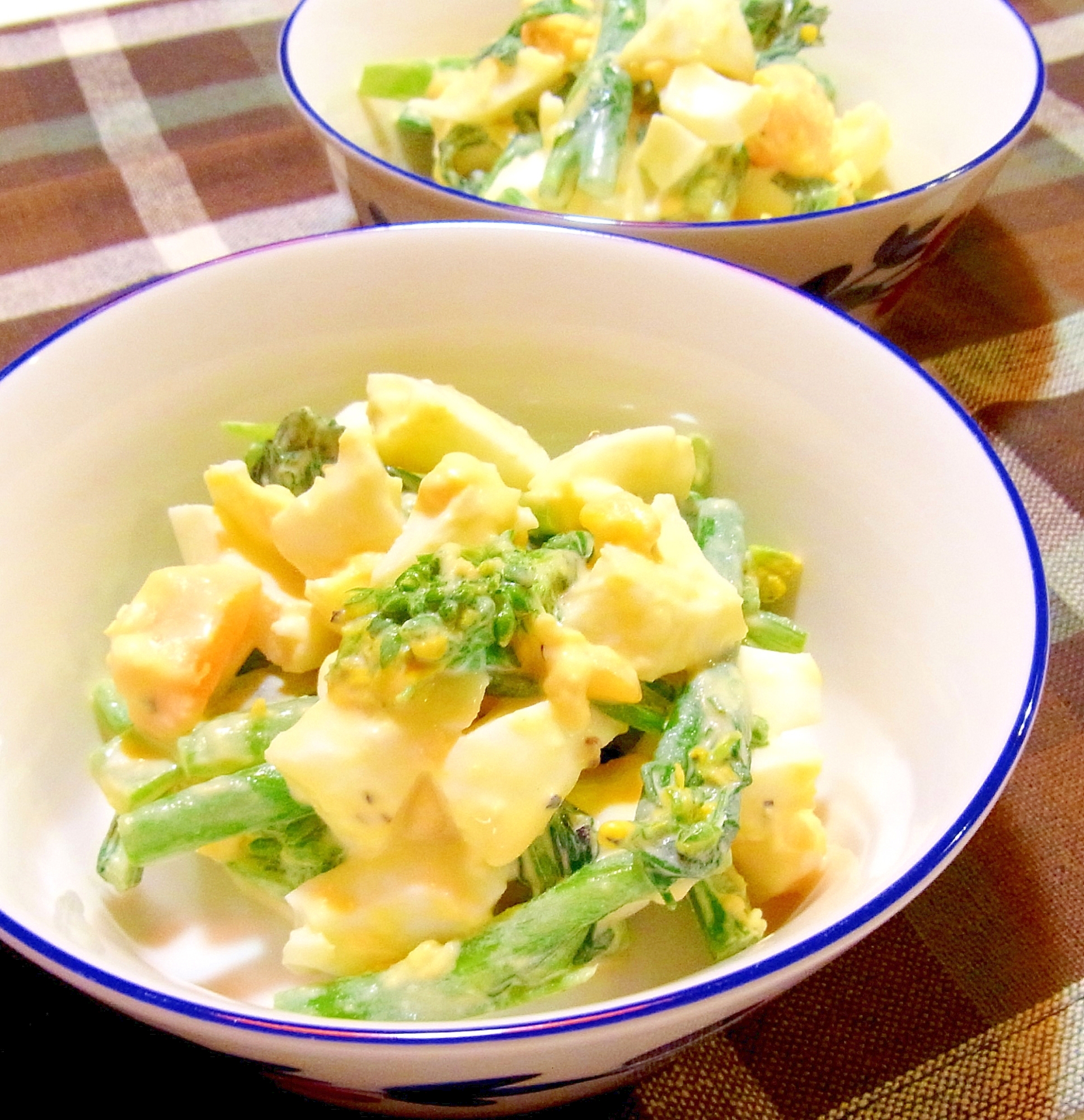 オータムポエムと茹で卵のサラダ レシピ 作り方 By メリッコ 楽天レシピ