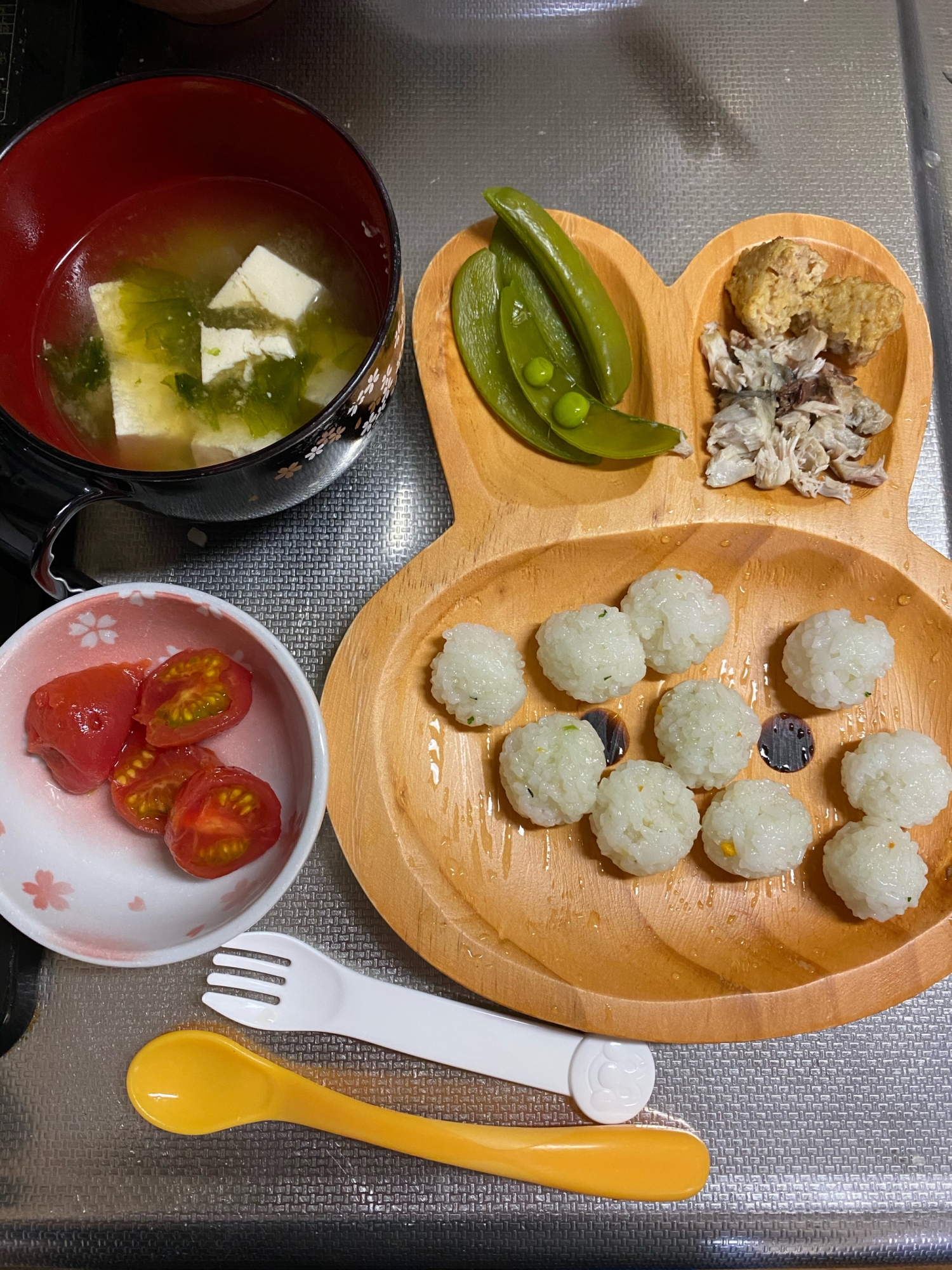 幼児食　さば定食♪