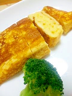 おから入りの、ほんわか甘い卵焼き。