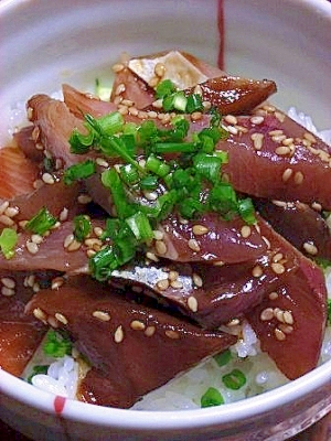 脂が乗っておいしい はまちのゴマ漬けどんぶり レシピ 作り方 By 一点集中力 楽天レシピ 脂が乗っておいしい はまちのゴマ漬けどんぶり レシピ 作り方 By 一点集中力 楽天レシピ