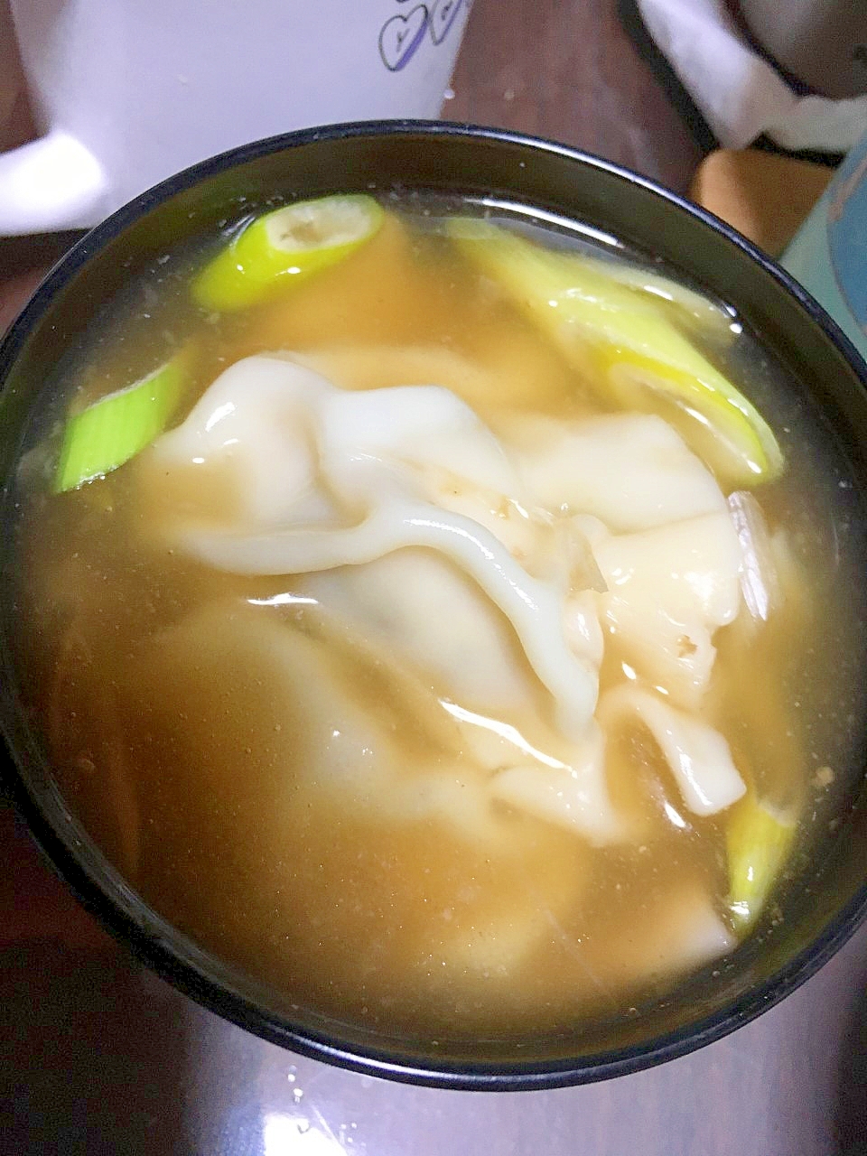 水餃子のスープ