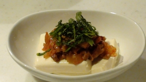 納豆キムチ豆腐