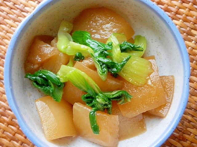 圧力鍋で☆冬瓜・青菜の煮物