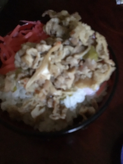 玉葱タップリ！しかもつゆだく！美味しい牛丼