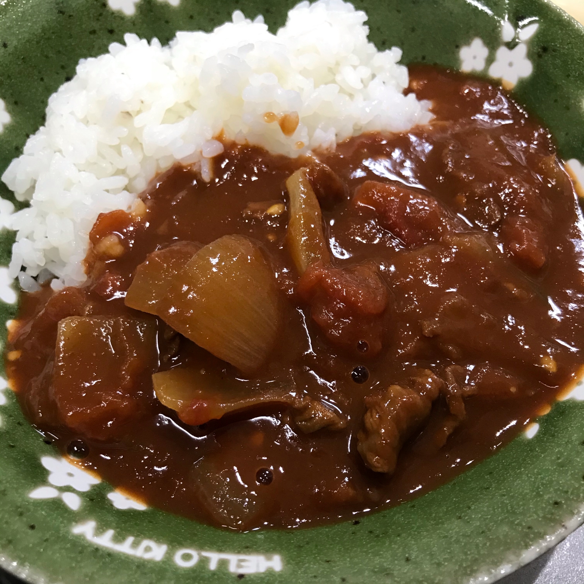 水不要！トマトでハヤシライス