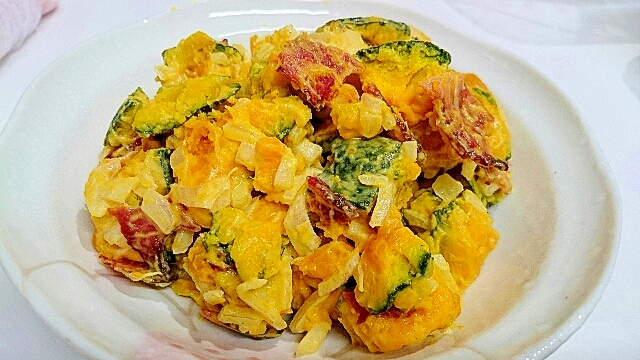 カリカリベーコンのかぼちゃサラダ レシピ 作り方 By 楽天レシピ カリカリベーコンのかぼちゃサラダ レシピ 作り方 By 楽天レシピ