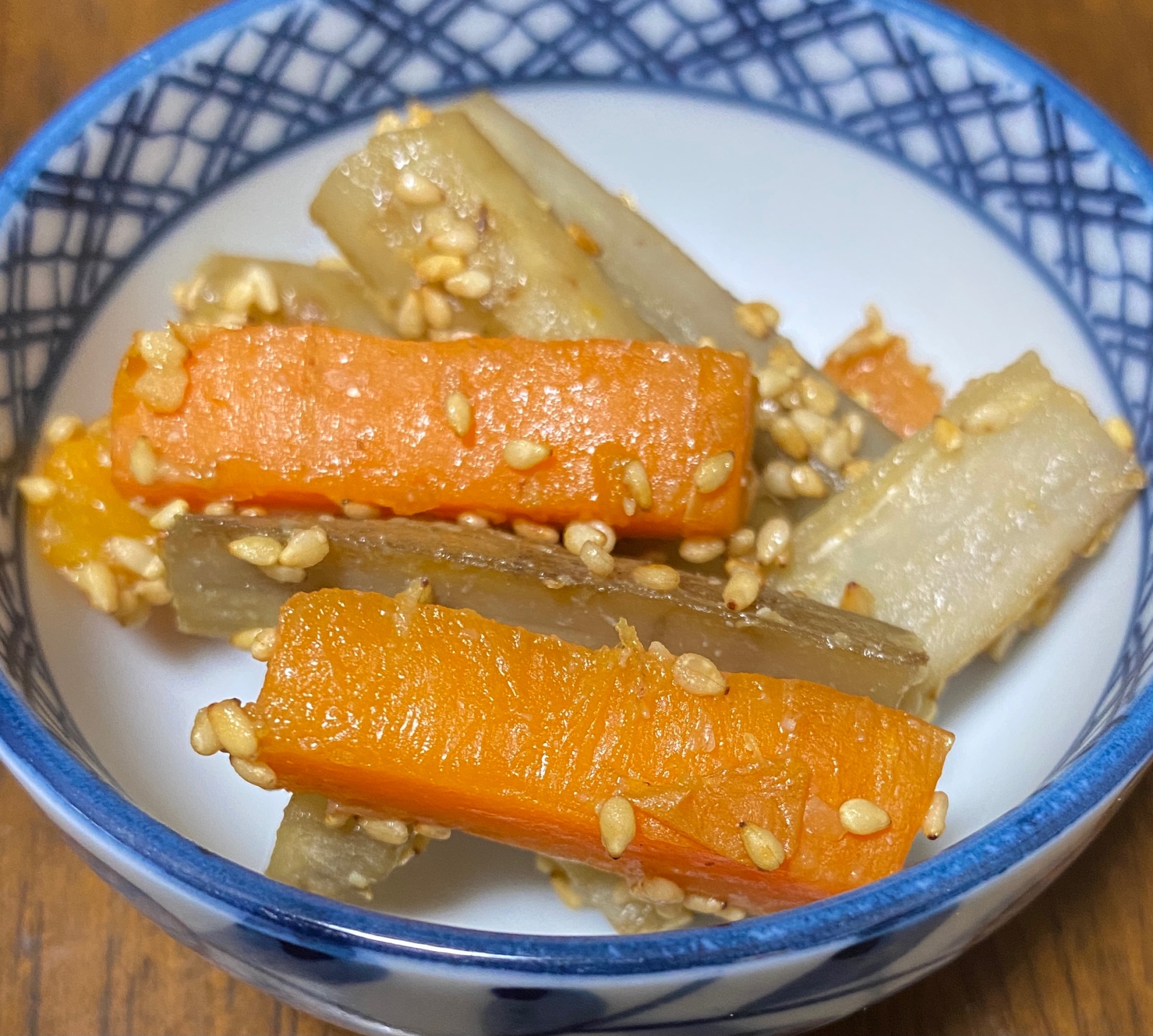 ホットクック◆ごぼうのごま味噌炒め