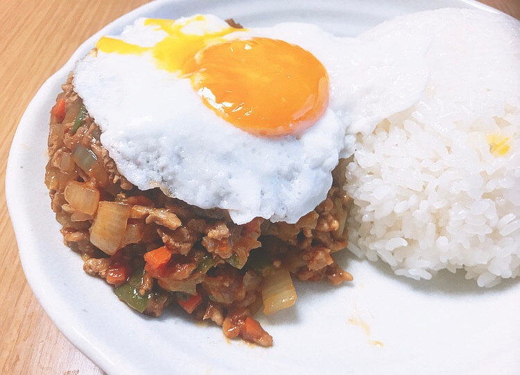 お野菜たっぷりドライカレー