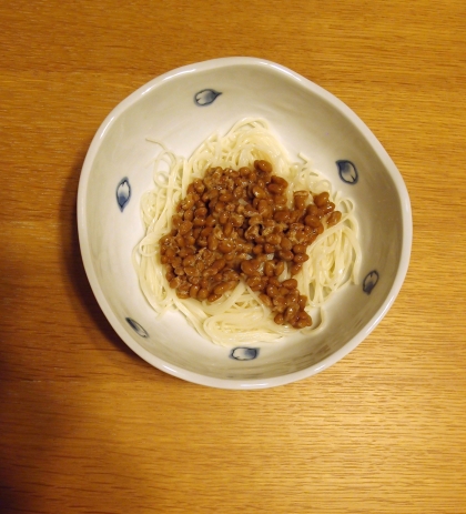 あるだけレシピ！かんたん納豆パスタ☆