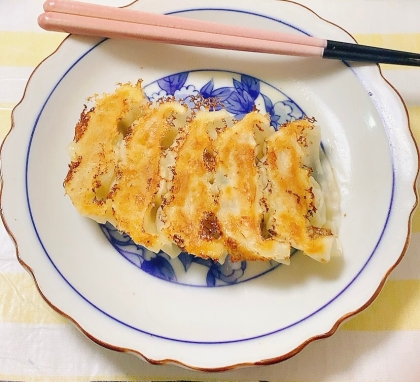 簡単両面焼き餃子