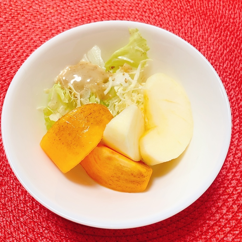 フルーツサラダ (柿りんご)