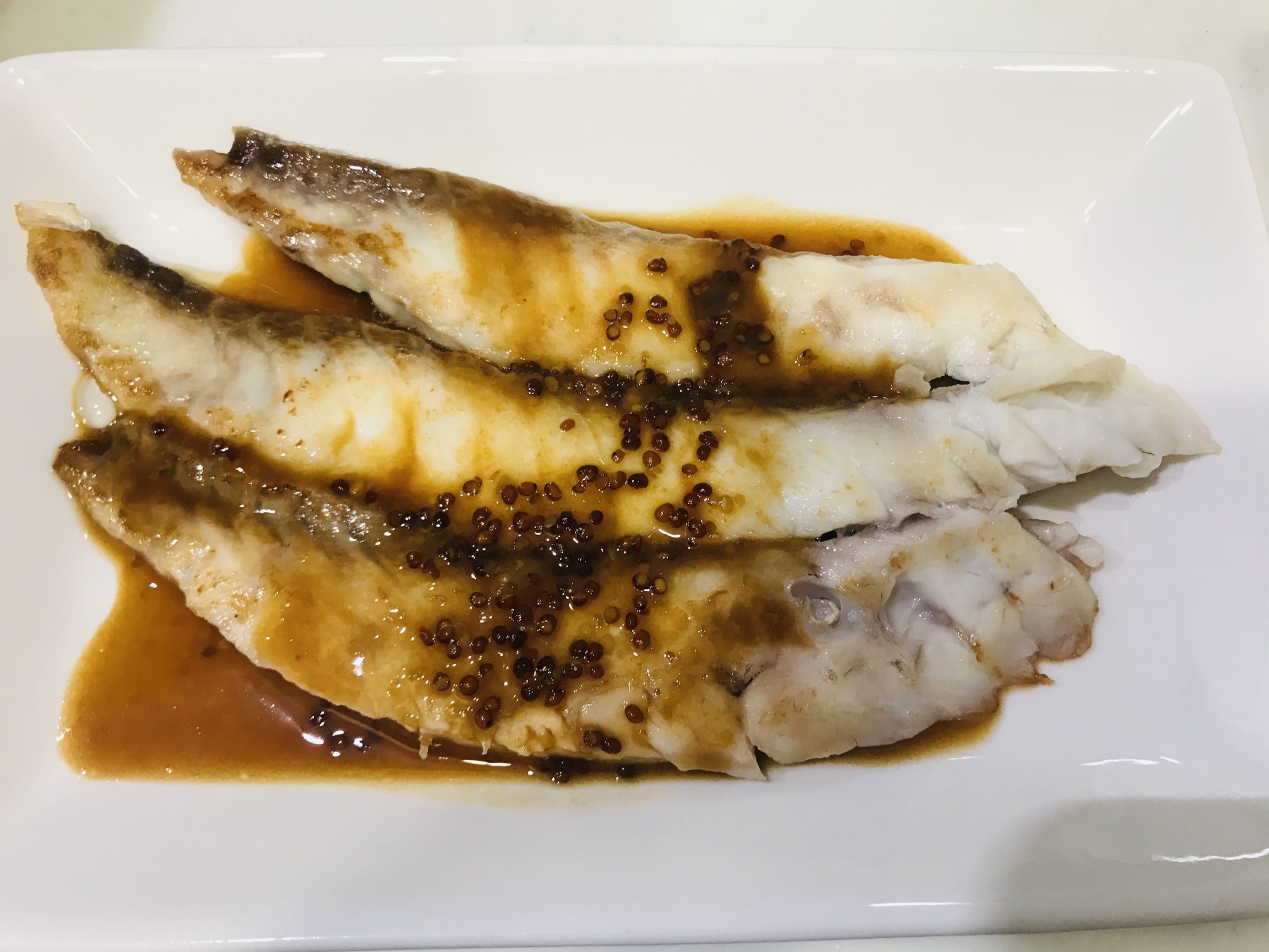 白身魚のソテー レモンマスタードソース添え レシピ 作り方 By まるママ あるものレシピ 楽天レシピ 白身魚のソテー レモンマスタードソース添え レシピ 作り方 By まるママ あるものレシピ 楽天レシピ