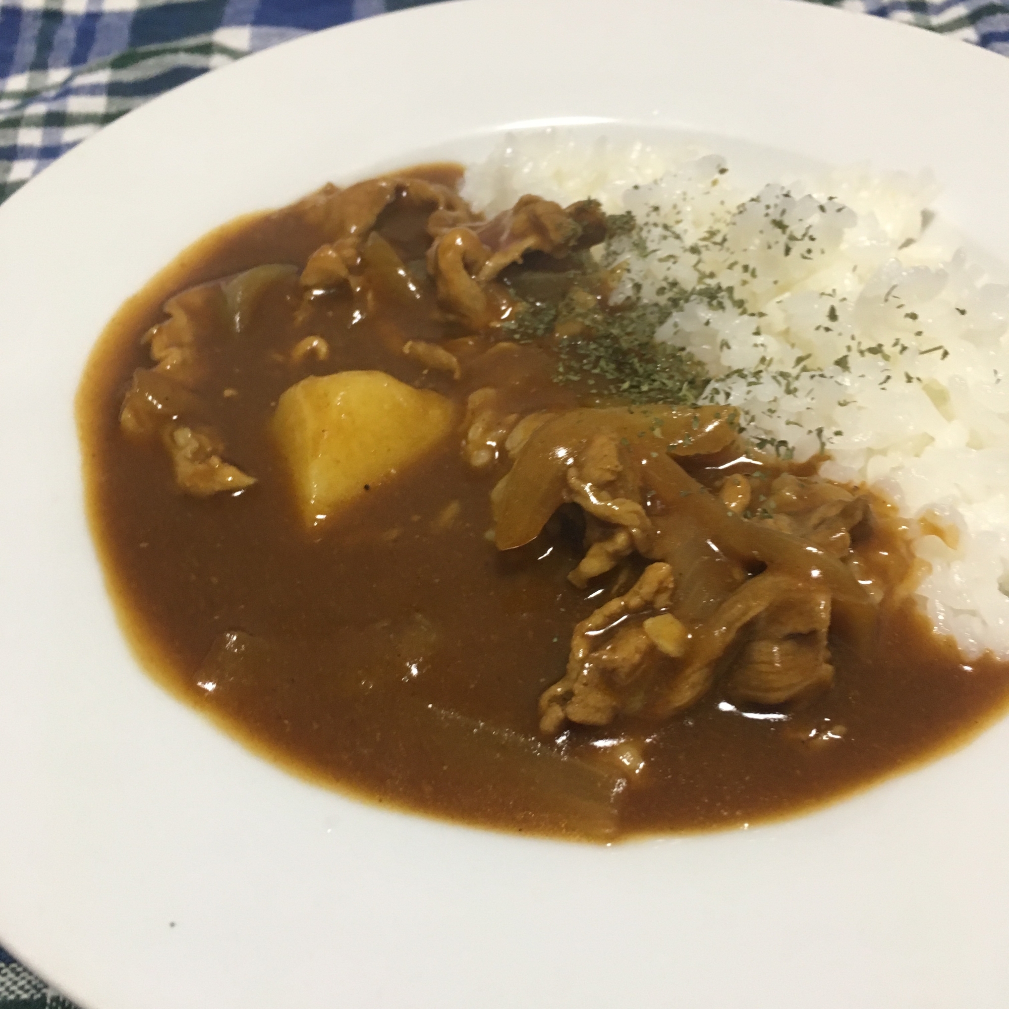 秋の味覚 さつまいもカレー