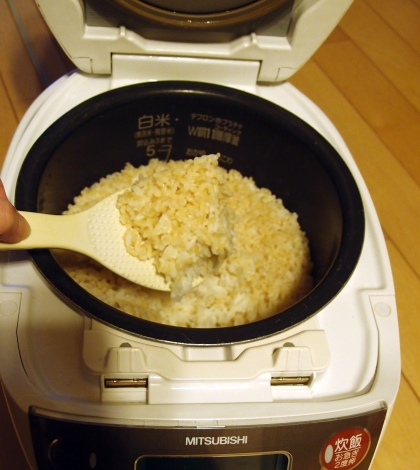 普通に炊くだけ！簡単プチプチ玄米ご飯