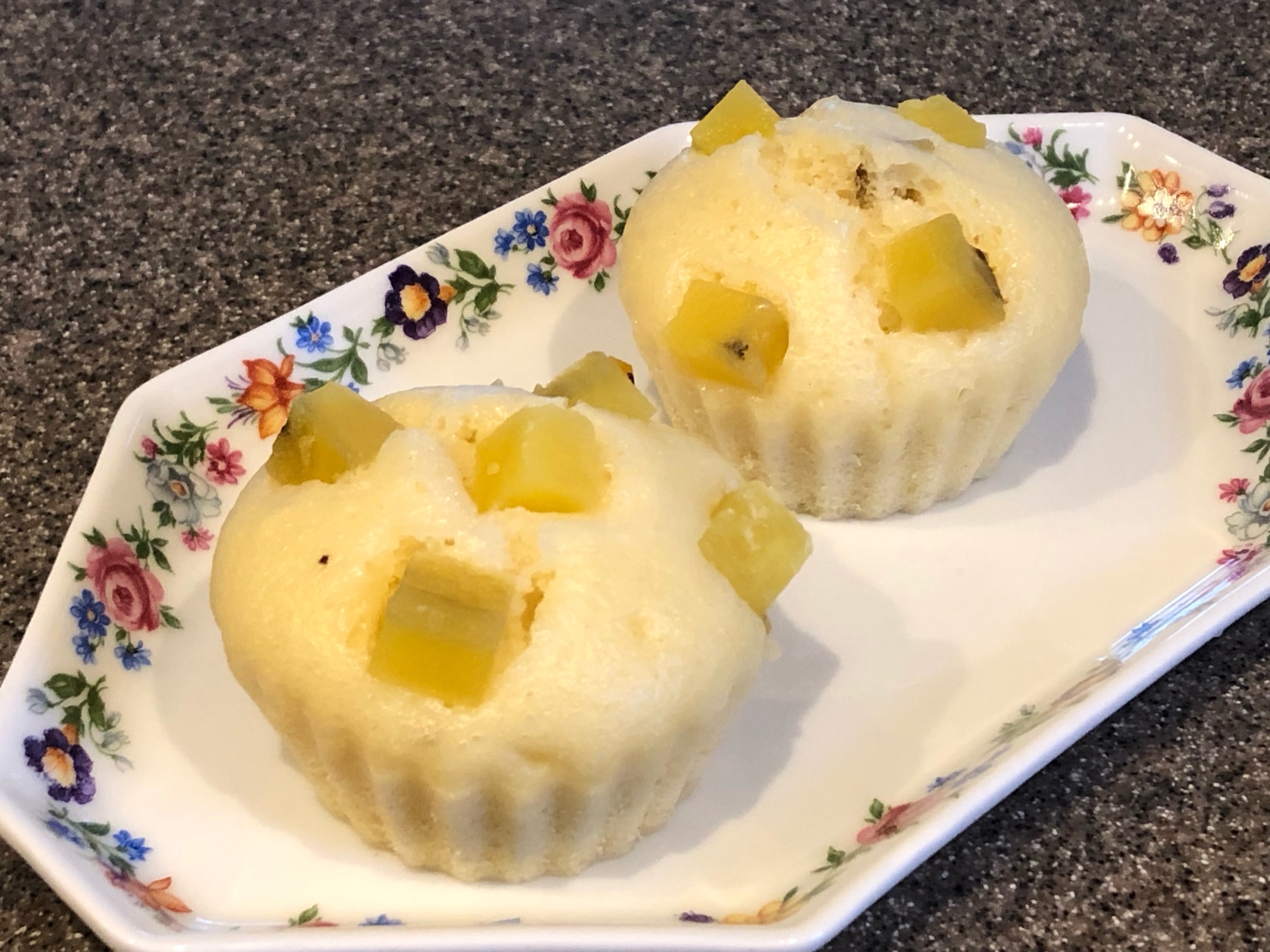 ホットクック☆蒸しさつまいもたっぷり!豆乳蒸しパン