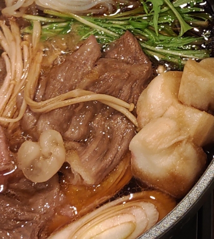 たまには牛肉たべたくなりますねー。おいしくいただきました♪
