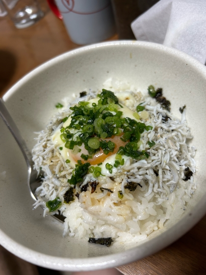 自家製だれで♪しらす丼