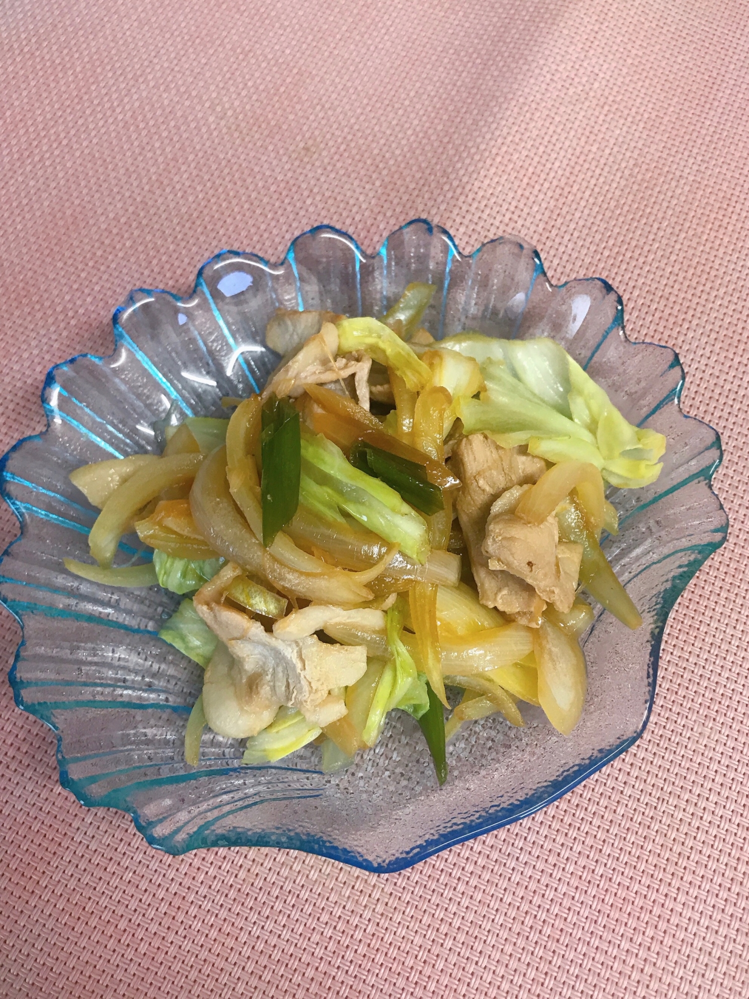 ネギ葱な和風の肉野菜炒め✨