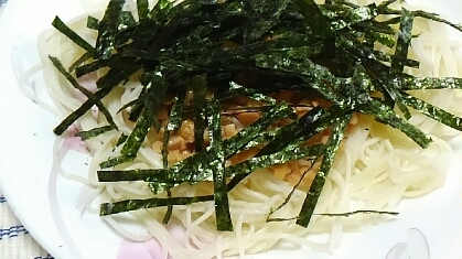 ピリ辛納豆そうめん