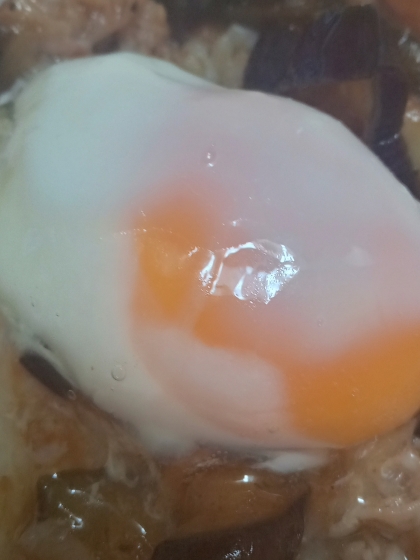 簡単⭐温泉卵のせご飯