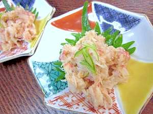 ちょっとオツなおつまみ カニの酢味噌和え レシピ 作り方 By Startrek 楽天レシピ