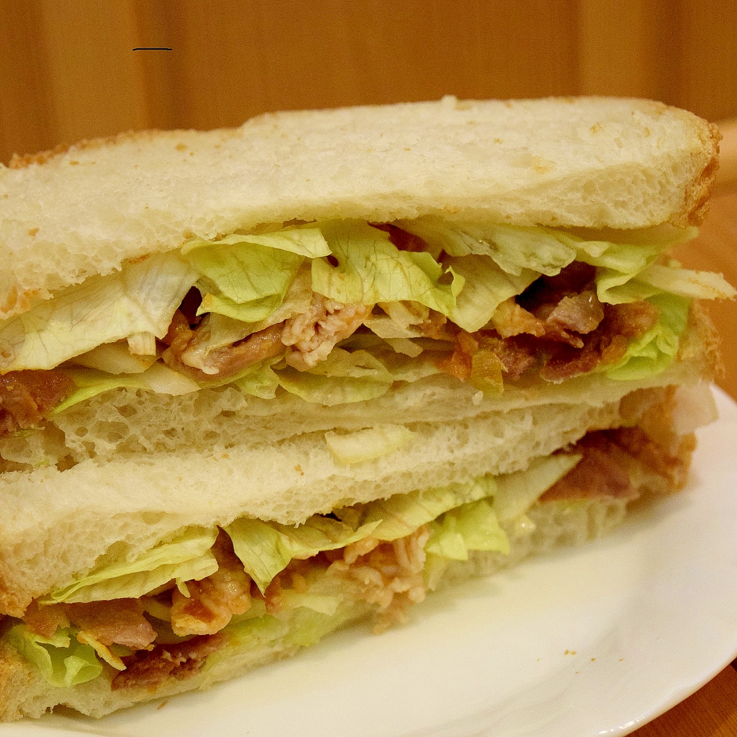 豚肉の甘辛照り焼きサンド