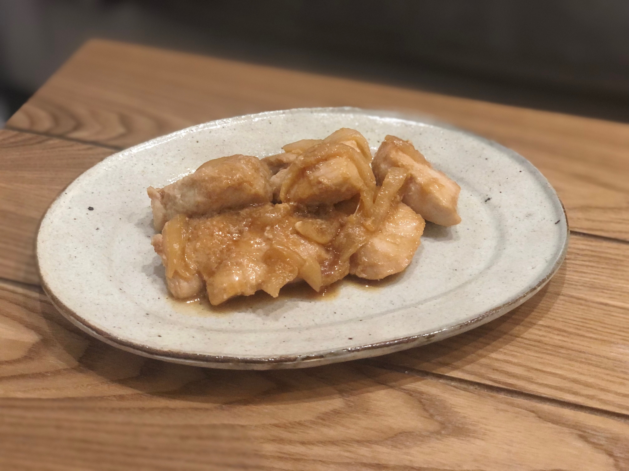 冷凍下味で！鶏むね肉の生姜焼き