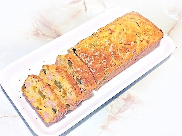 ハロウィンに!甘くない★南瓜のケークサレ