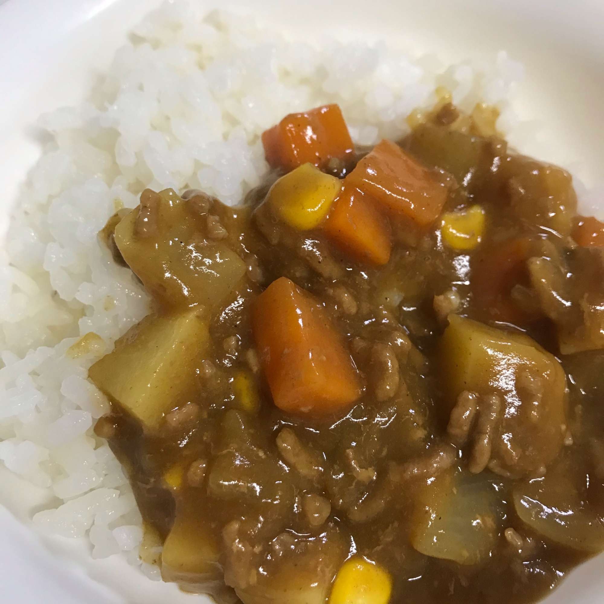 お子様用(о´∀`о)ひき肉カレー☆