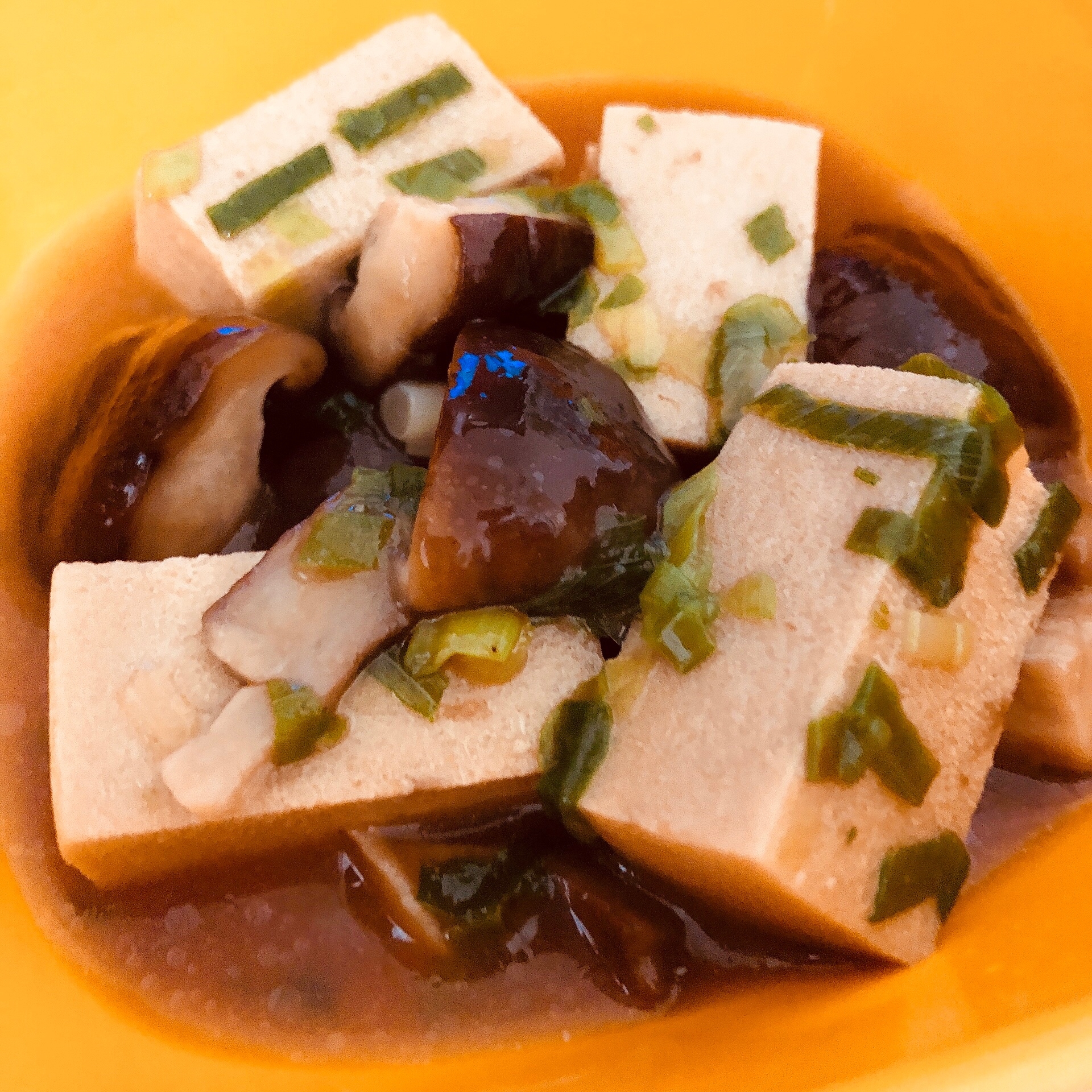 こっくり中華風❤️しいたけと高野豆腐のオイスター煮
