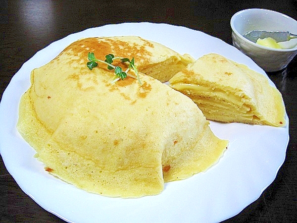 インフルエンザ対策ヘルシーチーズミルクレープ