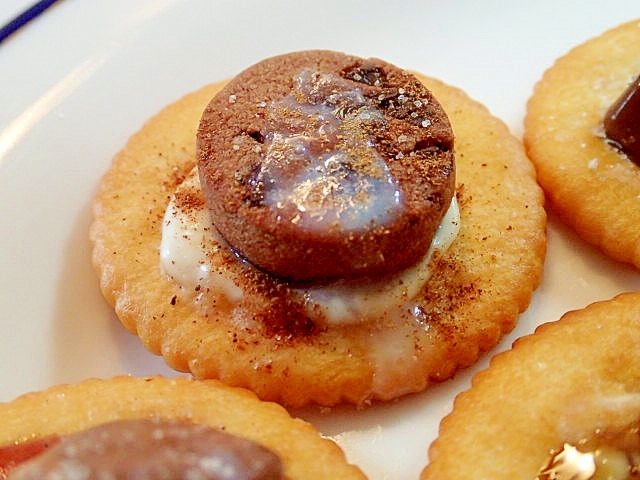 マスカルポーネとチョコチップクッキーの焼きリッツ