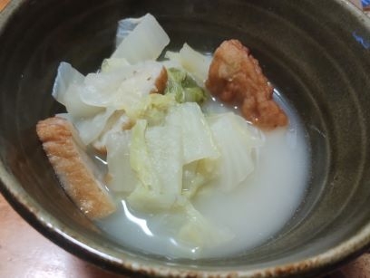 さつま揚げと白菜の煮物