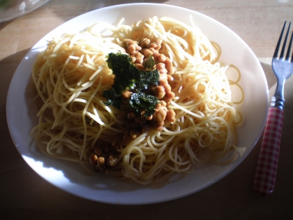 美味しかったです。パスタとめんつゆが合うとは！