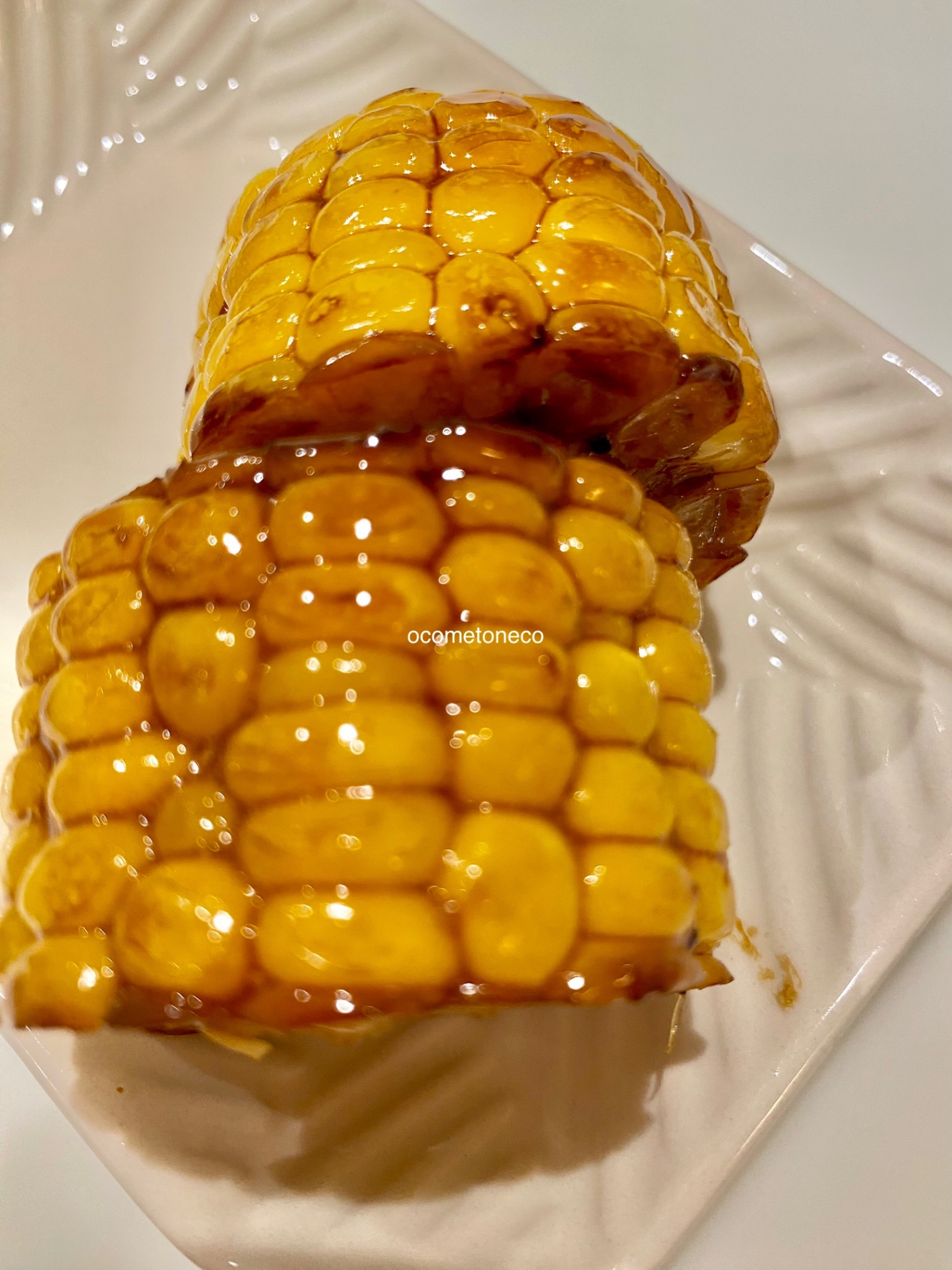 バター醤油で焼きとうもろこし❁