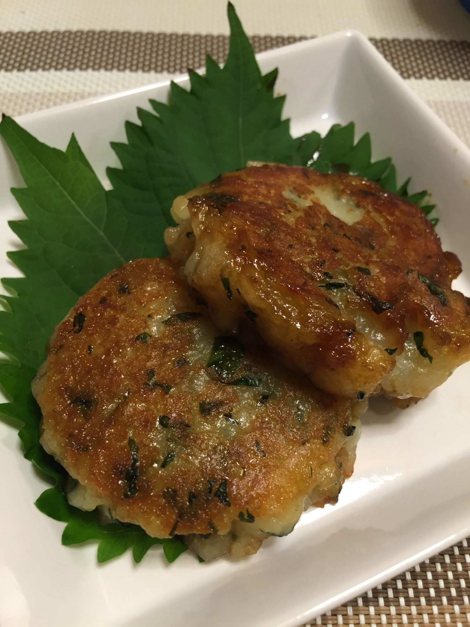 青じそ大量消費☆もちもちポテト