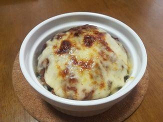 残ったハンバーグで作るハンバーグドリア