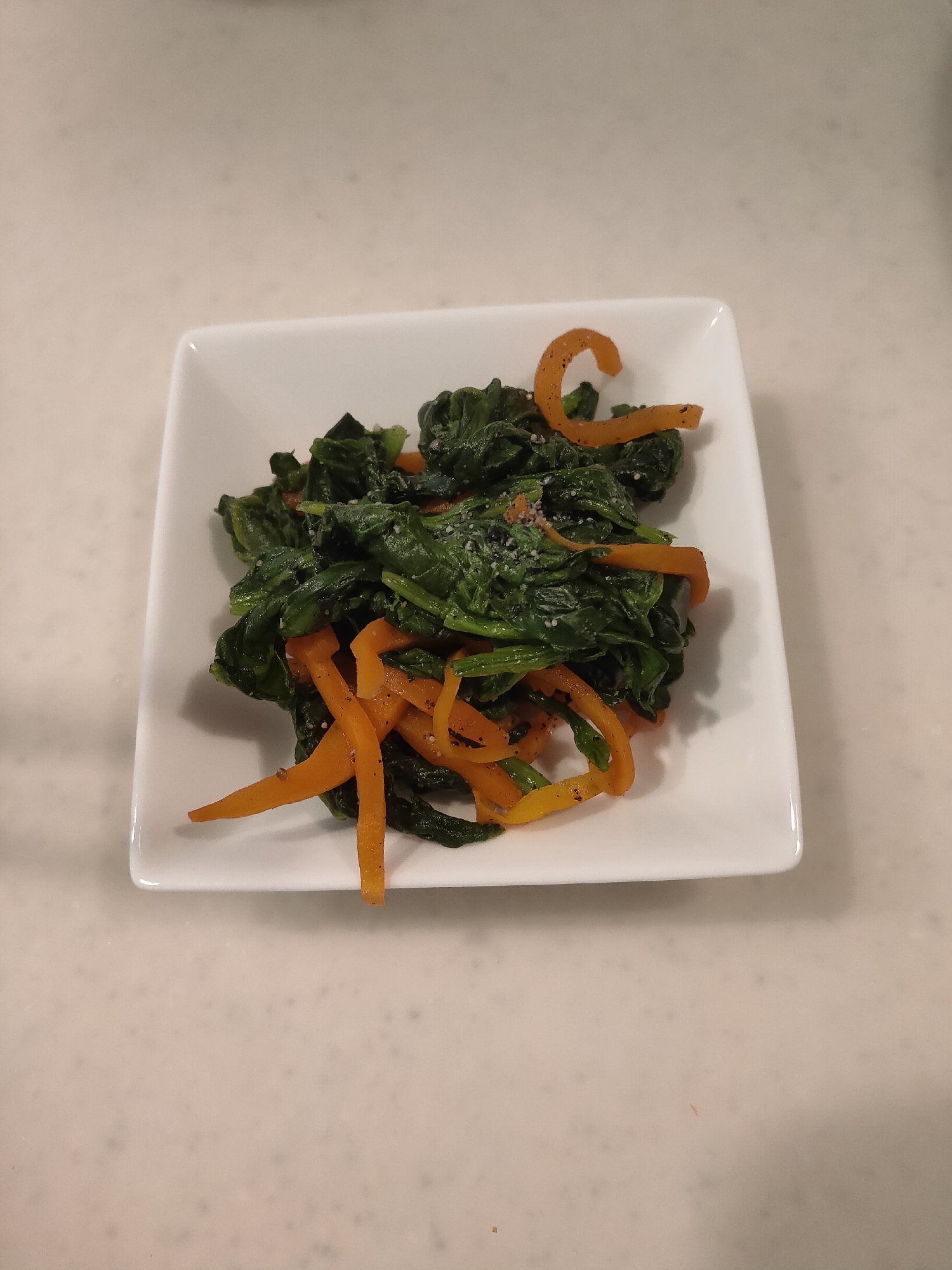 冷凍ほうれん草の胡麻和え