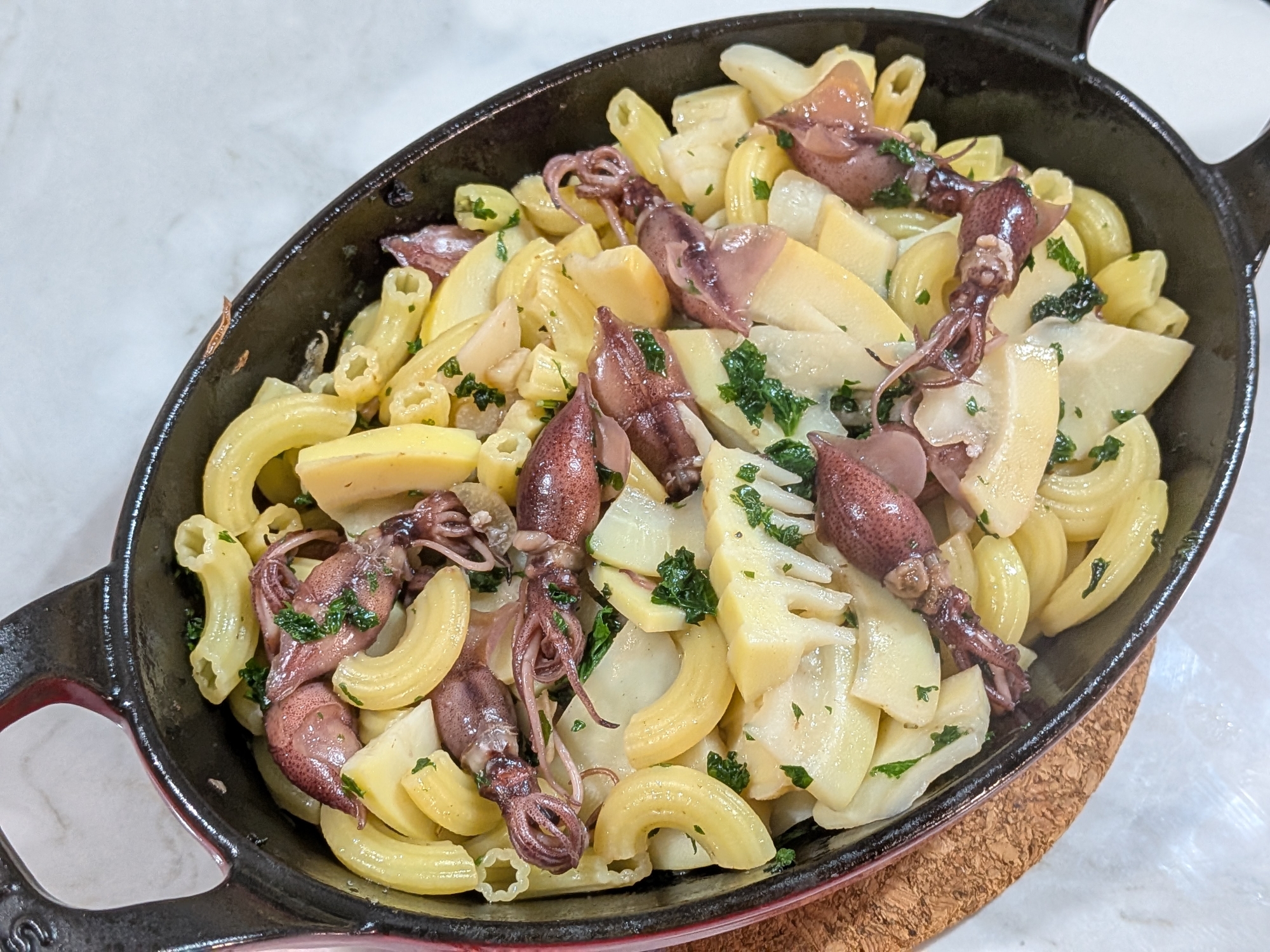 ホタルイカ✱新たけのこのSパスタ炒め