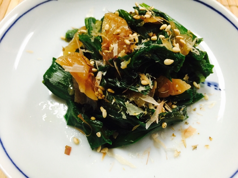 おつまみに ニラのかつお梅干し和え レシピ 作り方 By たかまさ 楽天レシピ