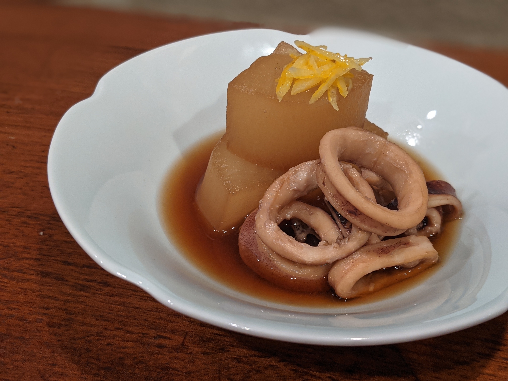 イカと大根の煮物